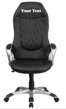 Load image into Gallery viewer, Custom Designed High Back Swivel Executive Chair With Your Personalized Name & Graphic