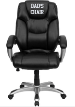 Load image into Gallery viewer, Custom Designed Silver Base Executive Office Chair With Your Personalized Name & Graphic