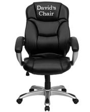 Load image into Gallery viewer, Custom Designed Titanium Executive Chair With Your Personalized Name & Graphic