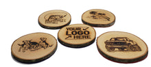 Load image into Gallery viewer, Custom Personalize Your Own Laser Engraved Coasters (Set of 4) | DG Custom Graphics