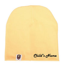 Load image into Gallery viewer, Custom Personalized Monogrammed/Embroider Your Child's Beanie Hat