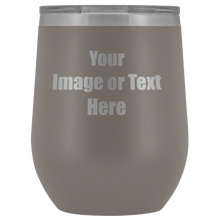 Load image into Gallery viewer, Personalized Wine Tumbler with Your Text or Logo | teelaunch