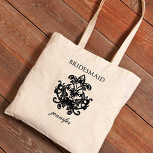 Load image into Gallery viewer, Personalized Canvas Tote - Bridesmaid | JDS