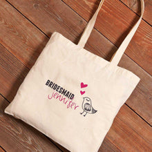 Load image into Gallery viewer, Personalized Canvas Tote - Bridesmaid | JDS