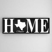 Load image into Gallery viewer, Personalized Home State Canvas Sign | JDS