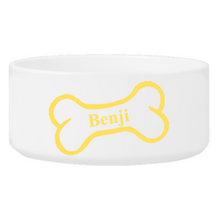 Load image into Gallery viewer, Personalized Large Dog Bowl - Bright Treats | JDS