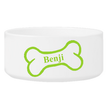 Load image into Gallery viewer, Personalized Large Dog Bowl - Bright Treats | JDS