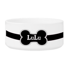 Load image into Gallery viewer, Personalized Large Dog Bowl - Colorful Bones | JDS