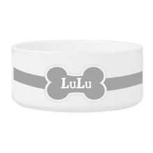 Load image into Gallery viewer, Personalized Large Dog Bowl - Colorful Bones | JDS