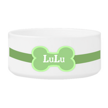 Load image into Gallery viewer, Personalized Large Dog Bowl - Colorful Bones | JDS