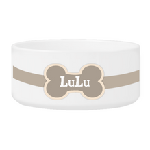 Load image into Gallery viewer, Personalized Large Dog Bowl - Colorful Bones | JDS