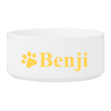 Load image into Gallery viewer, Personalized Large Dog Bowl - Happy Paws | JDS