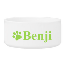 Load image into Gallery viewer, Personalized Large Dog Bowl - Happy Paws | JDS