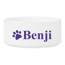 Load image into Gallery viewer, Personalized Large Dog Bowl - Happy Paws | JDS