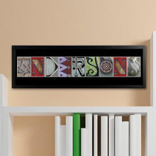 Load image into Gallery viewer, Personalized Architectural Urban Alphabet Name Sign - Full Color | JDS