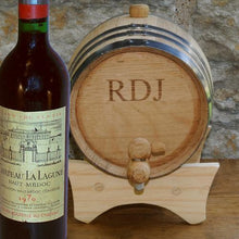 Load image into Gallery viewer, Personalized Whiskey Barrel - Oak - 2 Liter | JDS