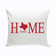 Load image into Gallery viewer, Personalized Home State Throw Pillow | JDS