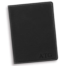 Load image into Gallery viewer, Personalized Black Passport Holder | JDS