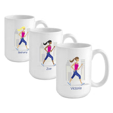 Load image into Gallery viewer, Personalized Go-Girl Coffee Mug - Golfer, Runner, Shopper, Yoga | JDS