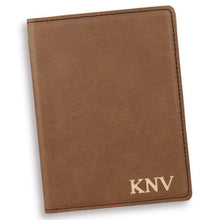 Load image into Gallery viewer, Personalized Dark Brown Passport Holder | JDS