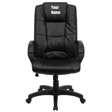 Load image into Gallery viewer, Custom Designed Executive Office Chair With Your Personalized Name & Graphic