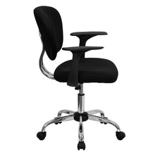 Load image into Gallery viewer, Custom Designed Mid-Back Mesh Swivel Task Chair with Chrome Base With Your Personalized Name