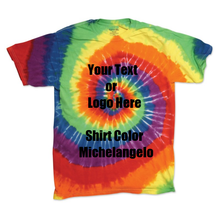 Load image into Gallery viewer, Custom Designed Personalized Tie Die T-shirts