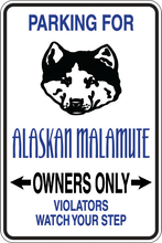 Load image into Gallery viewer, Personalized Novelty Pet Parking Sign, Animal Lover Signs, Funny Gift Signs