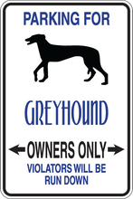 Load image into Gallery viewer, Personalized Novelty Pet Parking Sign, Animal Lover Signs, Funny Gift Signs