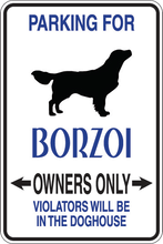 Load image into Gallery viewer, Personalized Novelty Pet Parking Sign, Animal Lover Signs, Funny Gift Signs