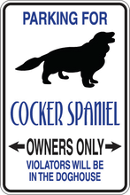 Load image into Gallery viewer, Personalized Novelty Pet Parking Sign, Animal Lover Signs, Funny Gift Signs