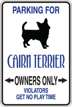 Load image into Gallery viewer, Personalized Novelty Pet Parking Sign, Animal Lover Signs, Funny Gift Signs