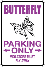Load image into Gallery viewer, Personalized Novelty Pet Parking Sign, Animal Lover Signs, Funny Gift Signs