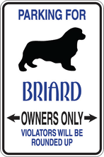Load image into Gallery viewer, Personalized Novelty Pet Parking Sign, Animal Lover Signs, Funny Gift Signs