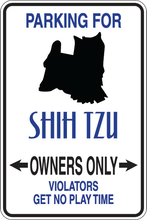 Load image into Gallery viewer, Personalized Novelty Pet Parking Sign, Animal Lover Signs, Funny Gift Signs