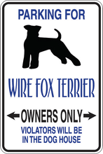 Load image into Gallery viewer, Personalized Novelty Pet Parking Sign, Animal Lover Signs, Funny Gift Signs