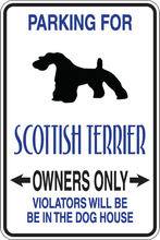 Load image into Gallery viewer, Personalized Novelty Pet Parking Sign, Animal Lover Signs, Funny Gift Signs
