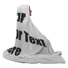 Load image into Gallery viewer, Personalized Hooded Blanket | teelaunch