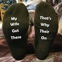Load image into Gallery viewer, Custom Personalized Designed Novelty Sock Bottoms
