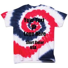 Load image into Gallery viewer, Custom Designed Personalized Tie Die T-shirts