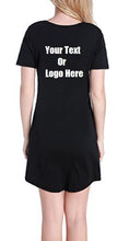 Load image into Gallery viewer, Custom Personalized Designed Women's Nightgown Cotton Nightwear Sleepwear