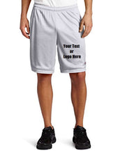 Load image into Gallery viewer, Custom Personalized Designed Men's Long Mesh Short With Pockets