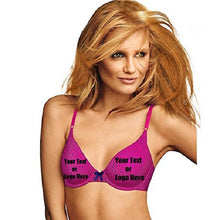 Load image into Gallery viewer, Custom Personalized Designed Women's One Fab Fit T-Shirt Bra