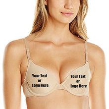 Load image into Gallery viewer, Custom Personalized Designed Women's One Fab Fit T-Shirt Bra
