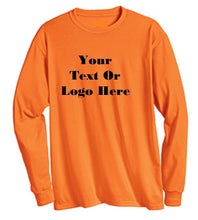 Load image into Gallery viewer, Custom Personalized Design Your Own Long-sleeve T-shirt