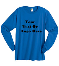 Load image into Gallery viewer, Custom Personalized Design Your Own Long-sleeve T-shirt