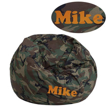 Load image into Gallery viewer, Custom Designed Bean Bag Chair for Kids or Adult's With Your Personalized Name