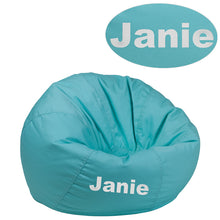 Load image into Gallery viewer, Custom Designed Bean Bag Chair for Kids or Adult's With Your Personalized Name | DG Custom Graphics