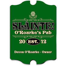 Load image into Gallery viewer, Personalized Irish Themed Vintage Sign | JDS