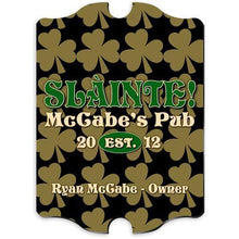 Load image into Gallery viewer, Personalized Irish Themed Vintage Sign | JDS